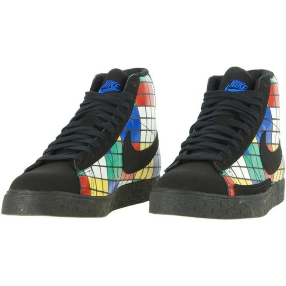 Nike Rare Blazer Mid Rubik's Cube Sneakers sz 6.5Y/8.5W - Picture 4 of 9